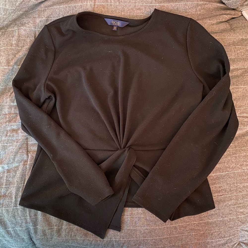 RACHEL by Rachel Roy Knot Front Blouse